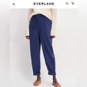 The Chino in Buttersoft, everlane pants in blue size 14
